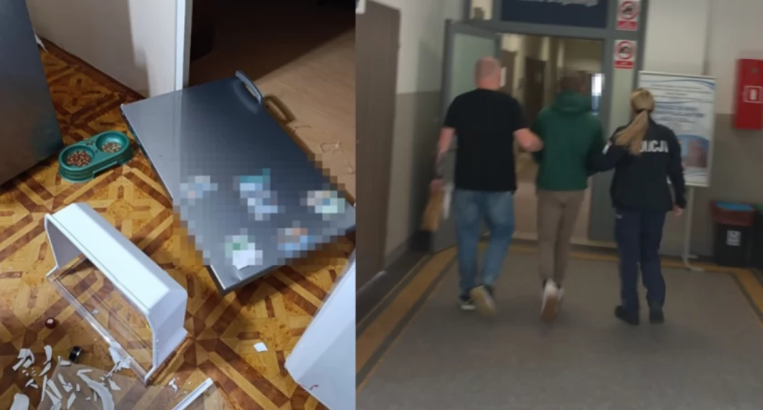 Zniszczył kuchnię, bo w lodówce nie było serka topionego