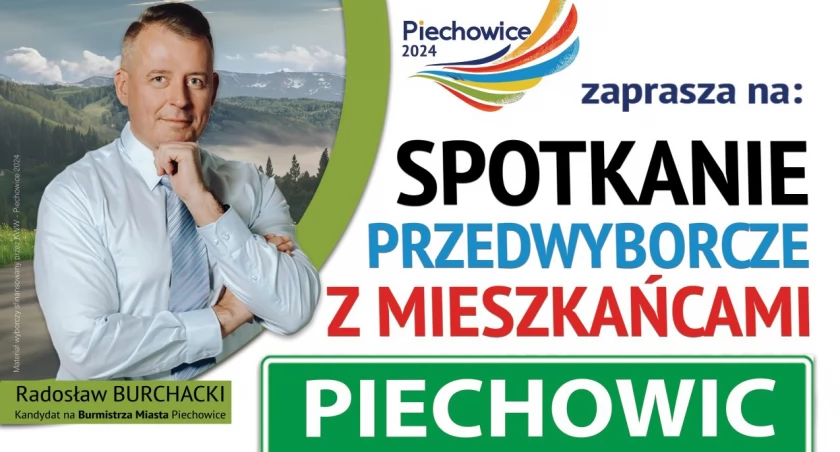 Piechowice : Spotkanie mieszkańców z kandydatem Radosławem Burchackim