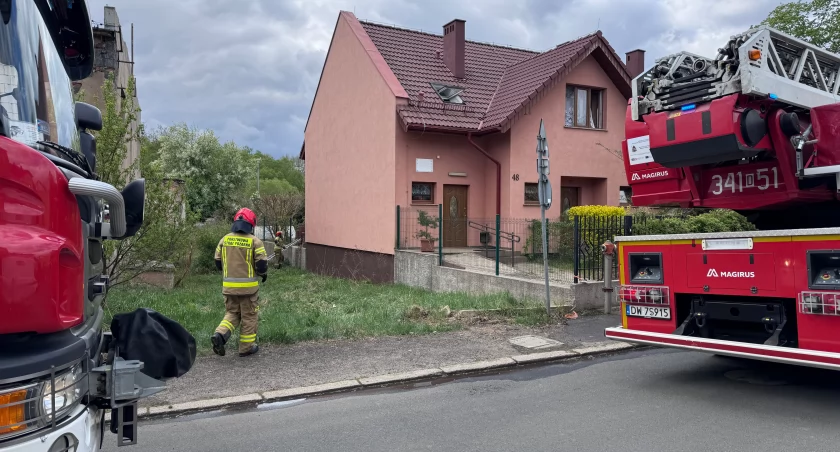 Pożar przybudówki przy ulicy Zjednoczenia Narodowego
