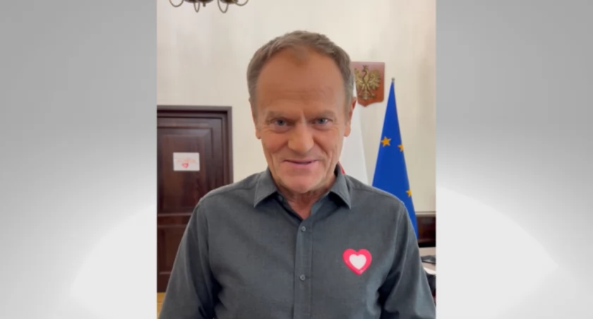 Donald Tusk z poparciem dla Jerzego Łużniaka