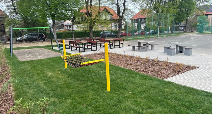 Kącik sportowo-relaksacyjny przy SP15