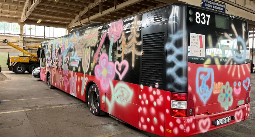Wyjątkowy autobus MZK na Dzień Dziecka