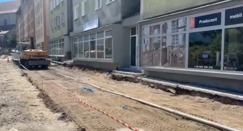 Trwają prace przy budowie łącznika ulicy Fortecznej z Kopernika