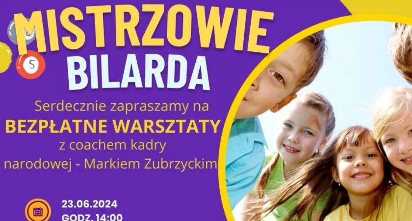 Darmowe warsztaty dla dzieci i młodzieży w QClub Billiards and Pub