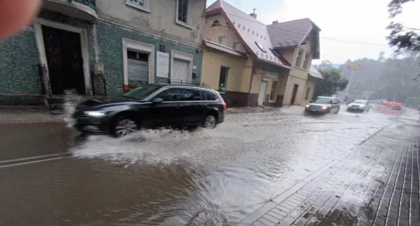 Potężna ulewa w Świeradowie-Zdroju