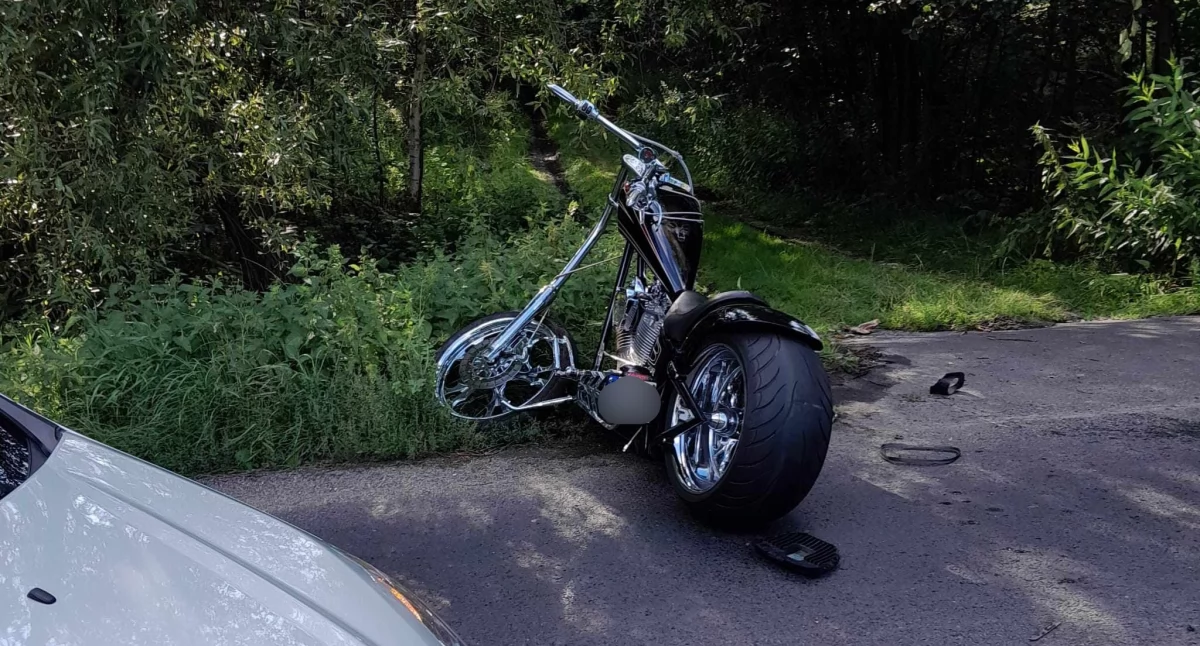 Wypadek na drodze z Jeleniej Góry do Karpacza