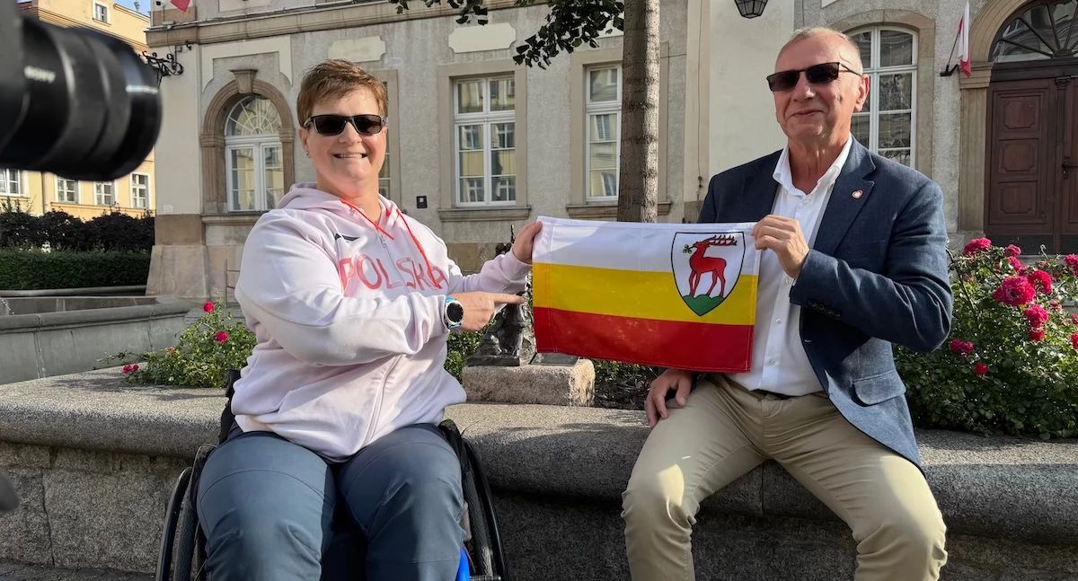Lucyna Kornobys przed wyjazdem na olimpiadę