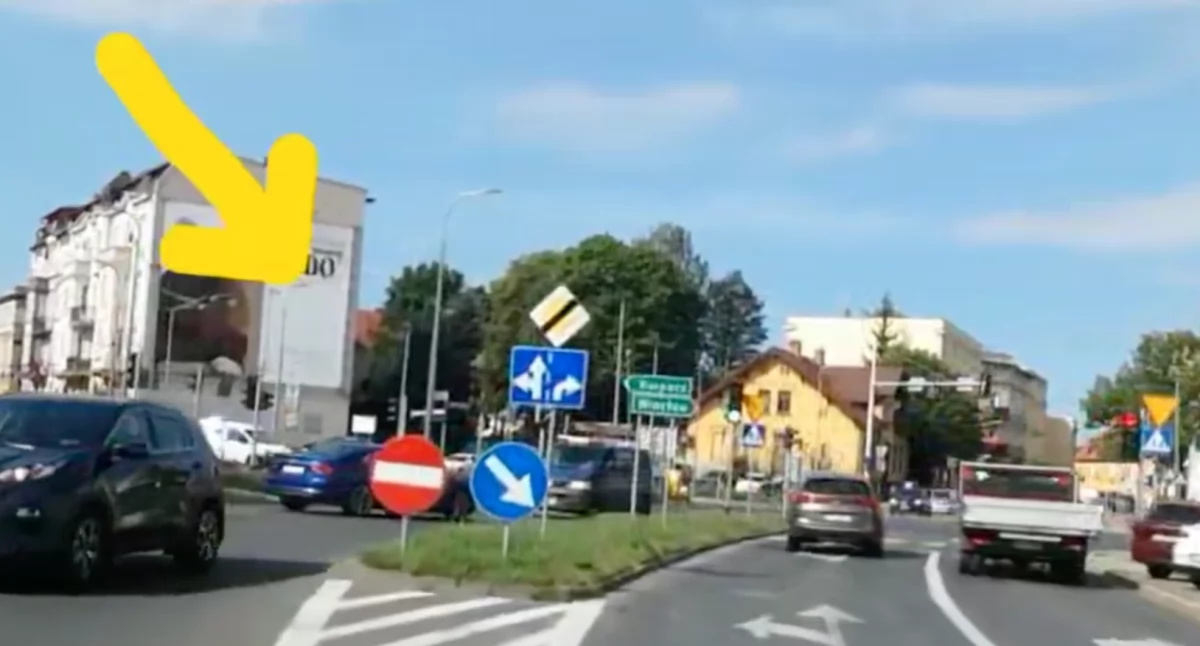 Kierowca Audi pojechał pod prąd