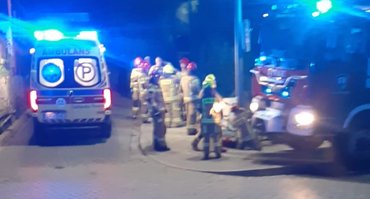 Szklarska Poręba - Kobieta spadła z wysokiego muru do rzeki
