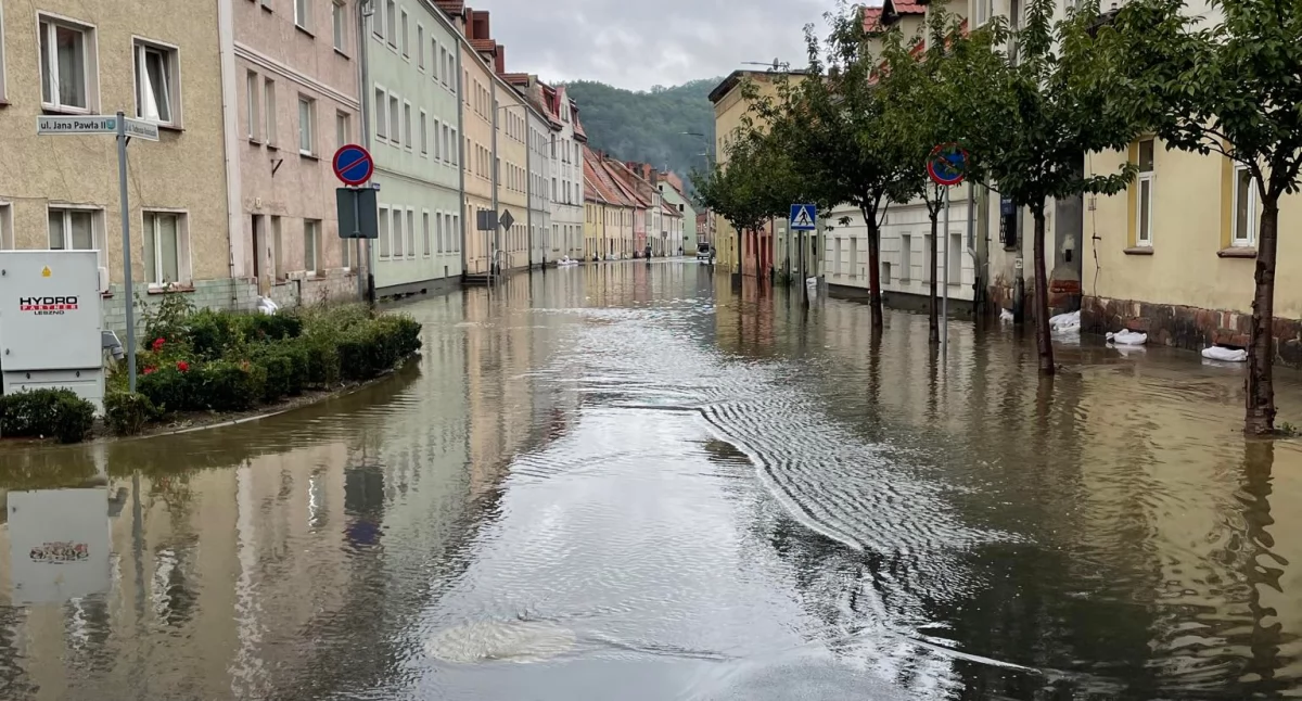 Wleń przegrywa walkę. Wielka woda zalała miasteczko