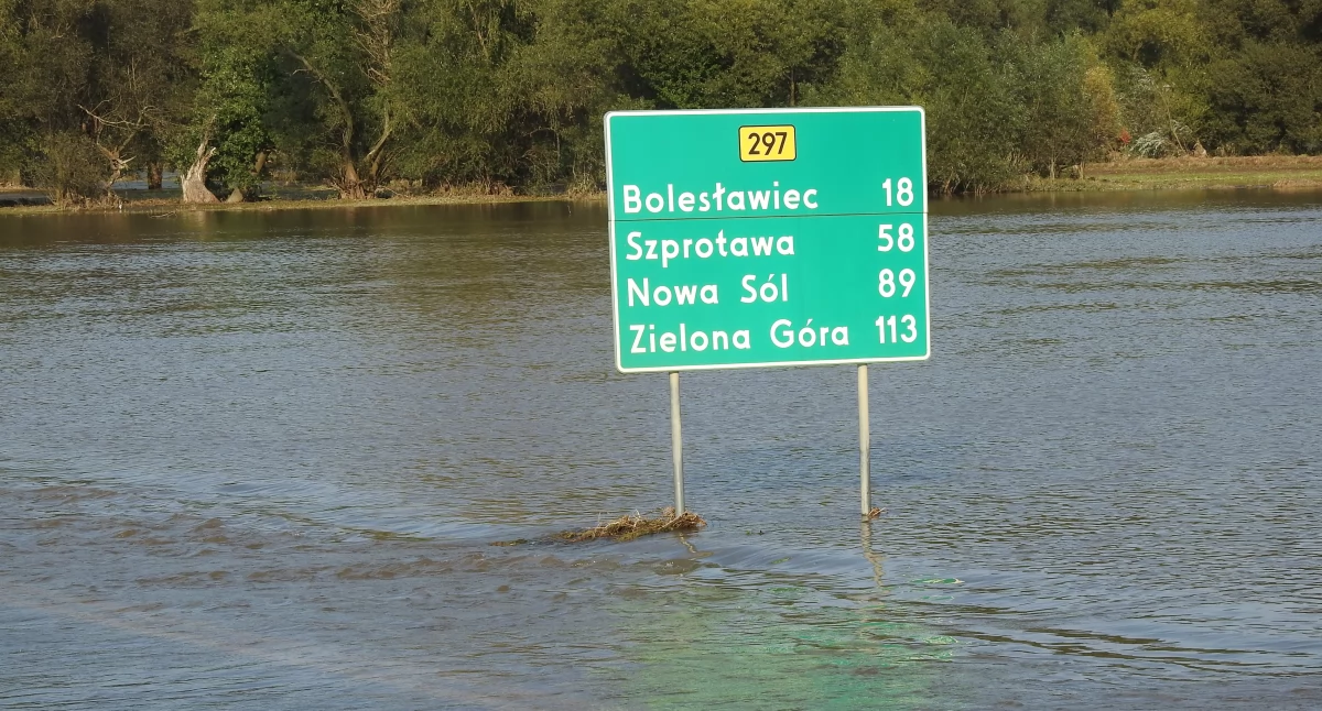 Droga z Lwówka Śląskiego do Bolesławca wciąż jest nieprzejezdna