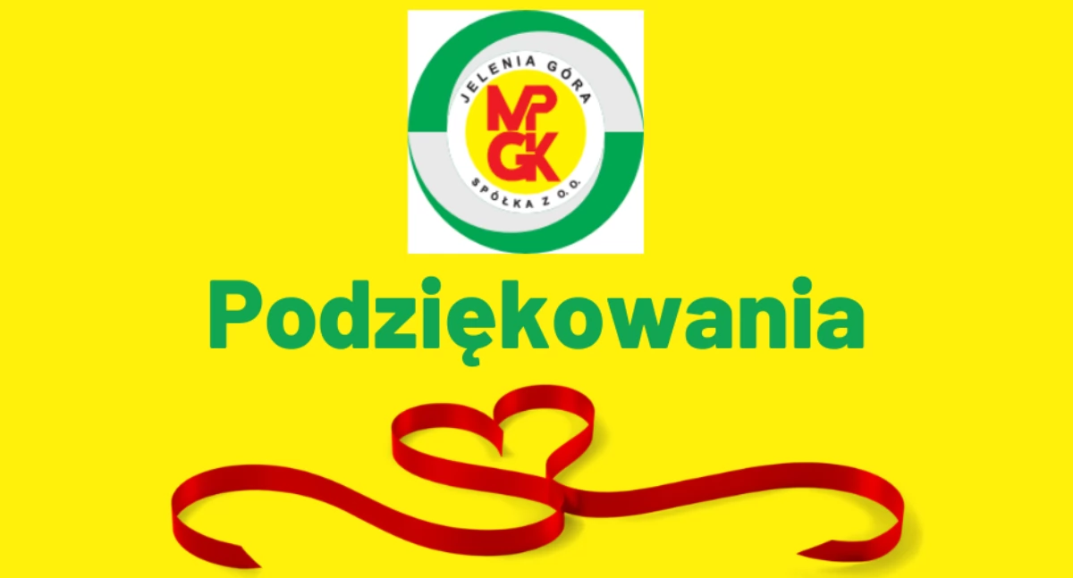 Prezes MPGK dziękuje jeleniogórzanom
