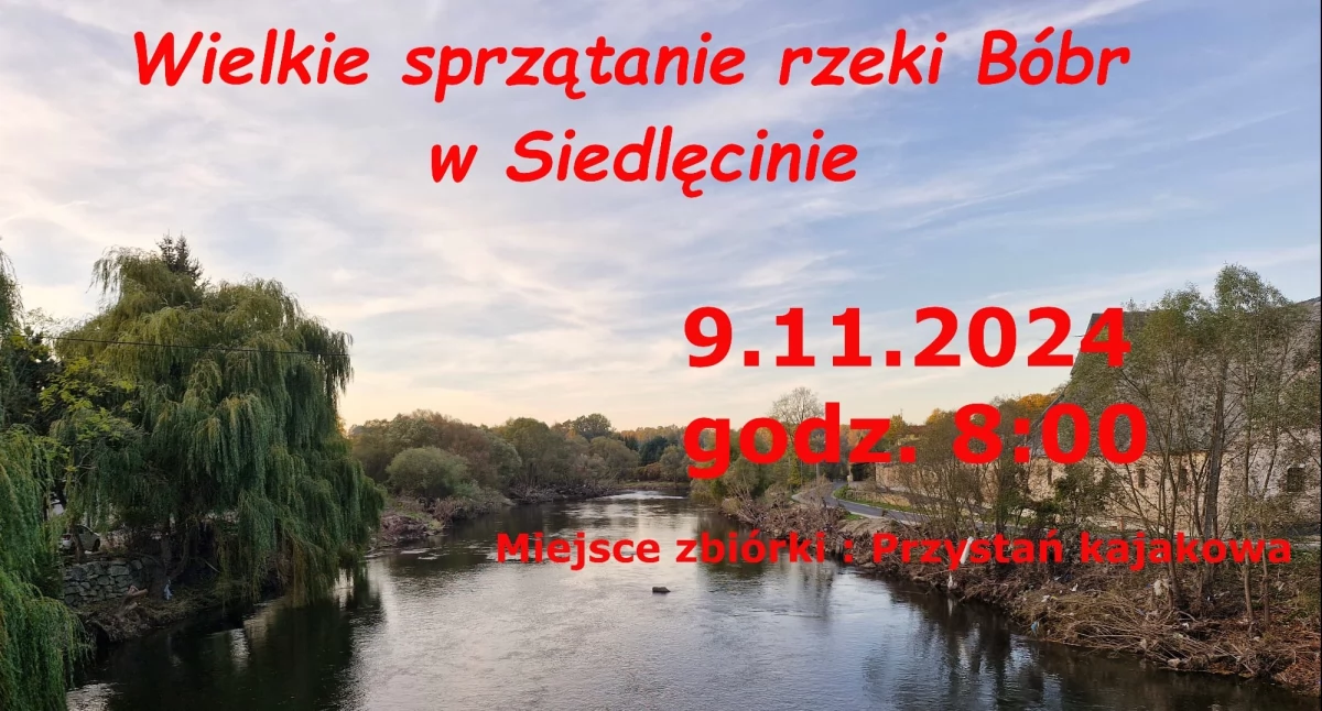 Wielkie sprzątanie rzeki Bóbr i ognisko z kiełbaskami na koniec