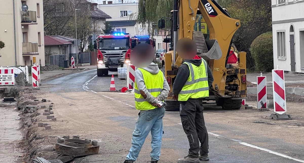 Uszkodzili rurę z gazem w Sobieszowie. Trwa ewakuacja mieszkańców