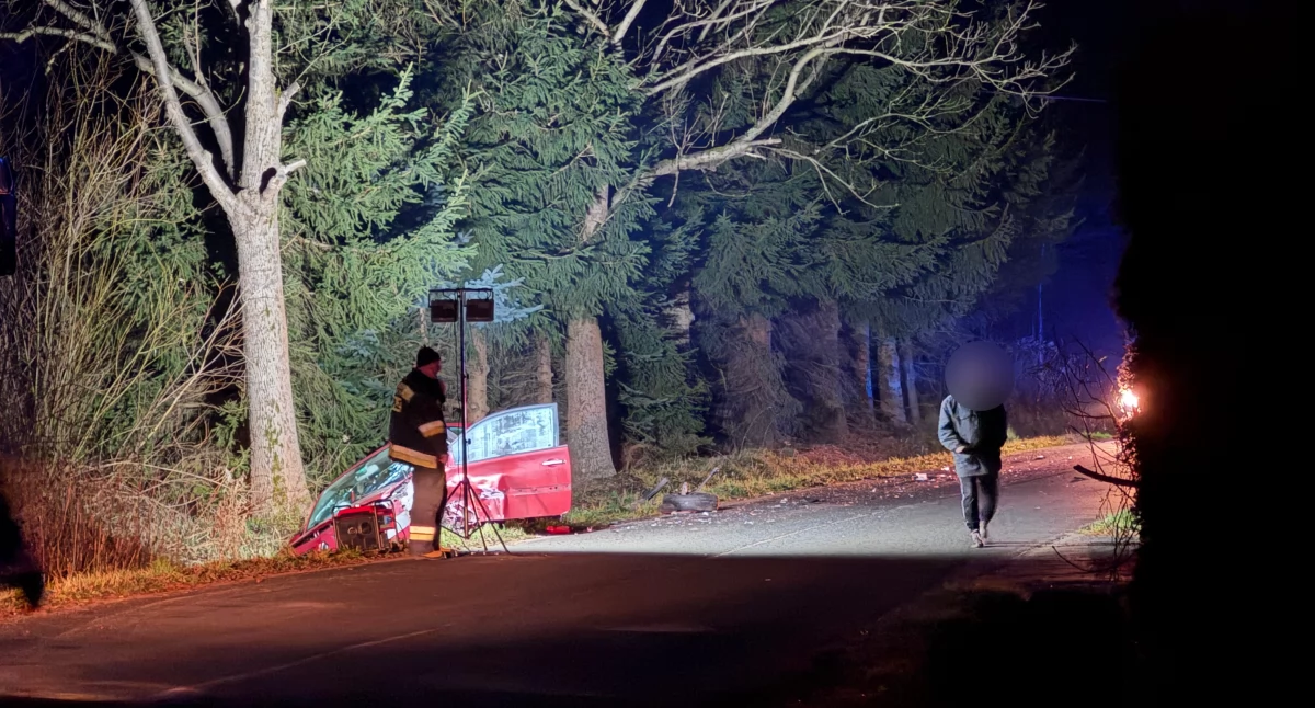 Wypadek w Wojcieszycach. Droga jest zablokowana