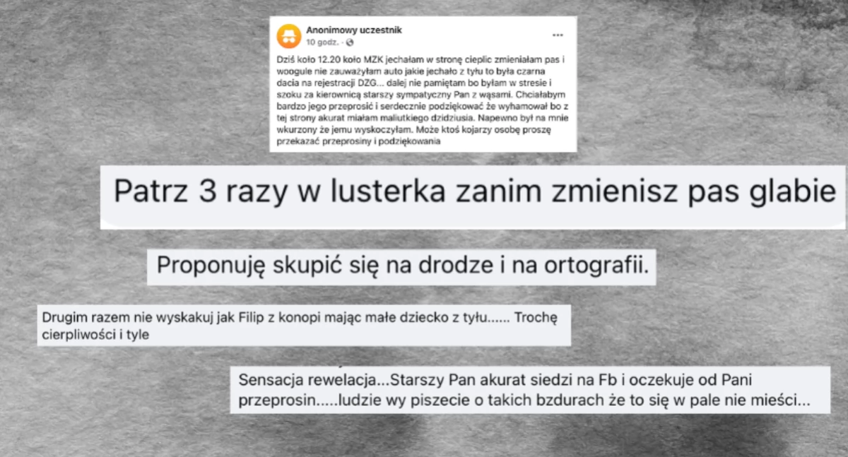Na kobietę wylała się fala hejtu. Chciała tylko przeprosić innego kierowcę