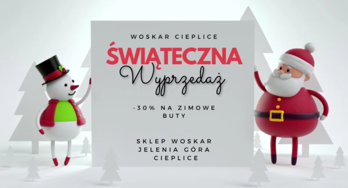 Świąteczna wyprzedaż obuwia Rieker w sklepie Woskar. Zyskaj nawet 200 zł zniżki