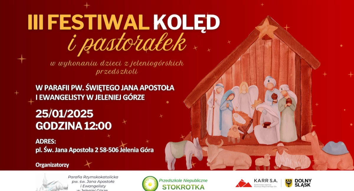 III Festiwal Kolęd i Pastorałek w wykonaniu dzieci z jeleniogórskich przedszkoli