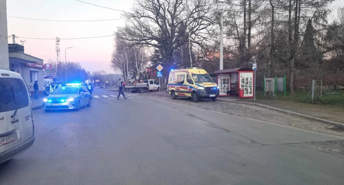 Zobacz jak doszło do potrącenia na pasach w Podgórzynie. Mamy nagranie
