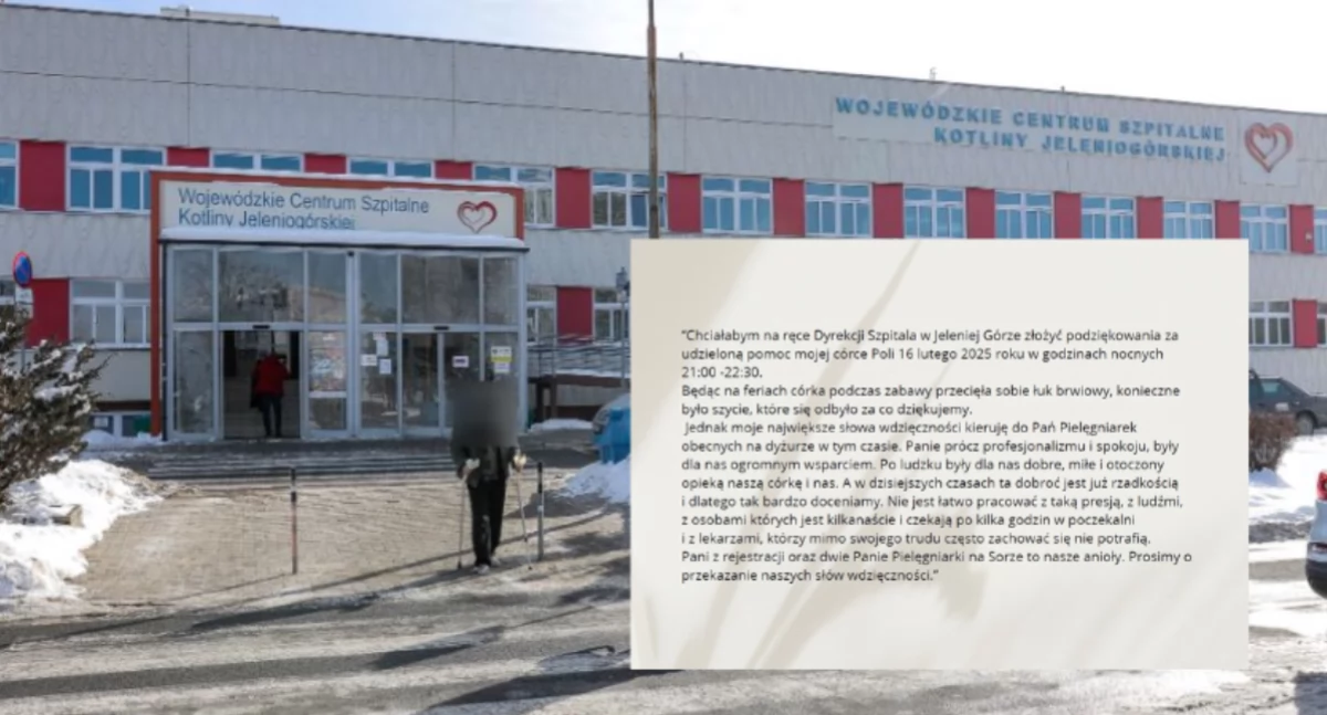Miłe słowa podziękowania dla pielęgniarek z SOR od wdzięcznej pacjentki