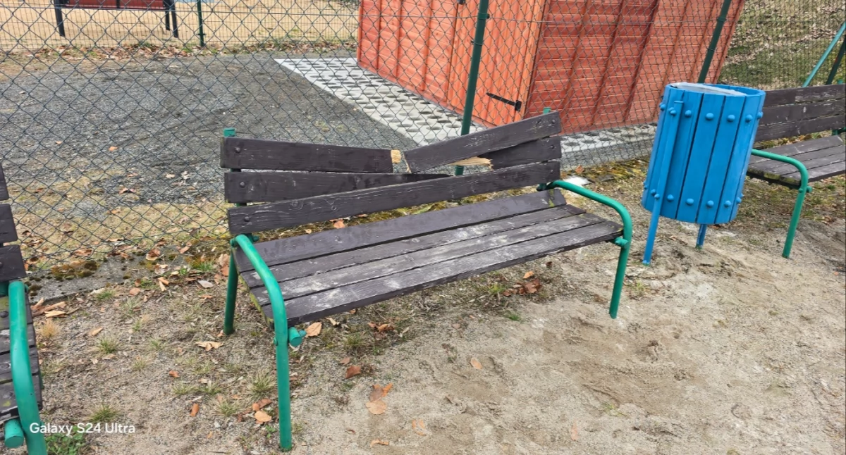 Wandale na placu zabaw w Szklarskiej Porębie