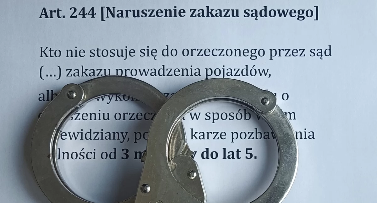 Drogowy recydywista znów za kierownicą – Sąd szybko przypomniał mu o zakazach