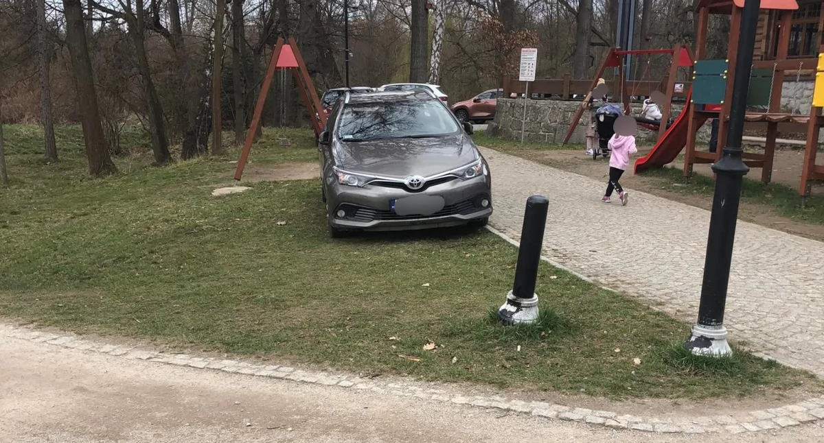 Parking już w samym Parku Norweskim?