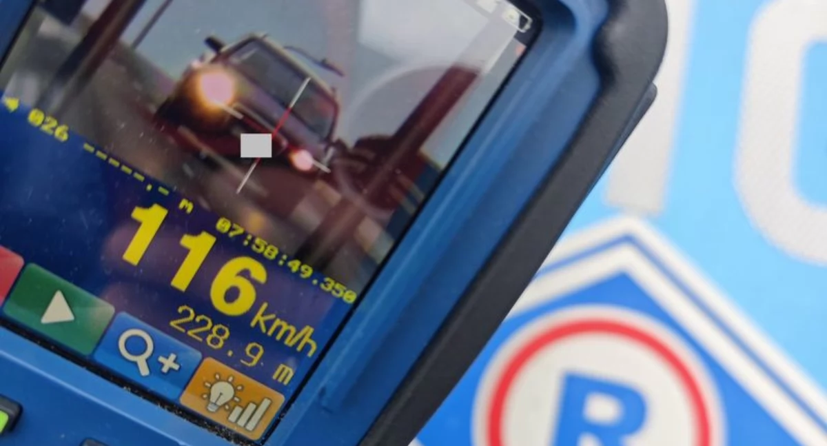 116 km/h w zabudowanym. 20-latek stracił prawo jazdy na 3 miesiące