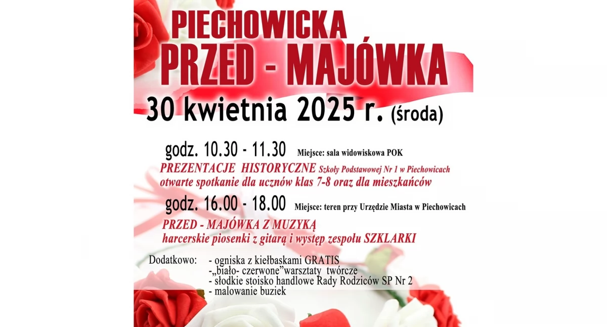 Piechowicka Przed-Majówka już 30 kwietnia! Będzie ogień – dosłownie i w przenośni