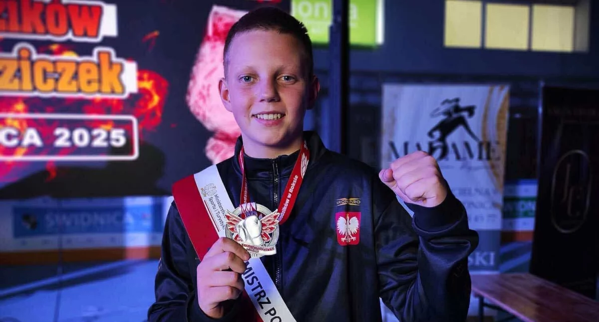 Marcel Najman z BKS Red Fighters Jelenia Góra Wicemistrzem Polski