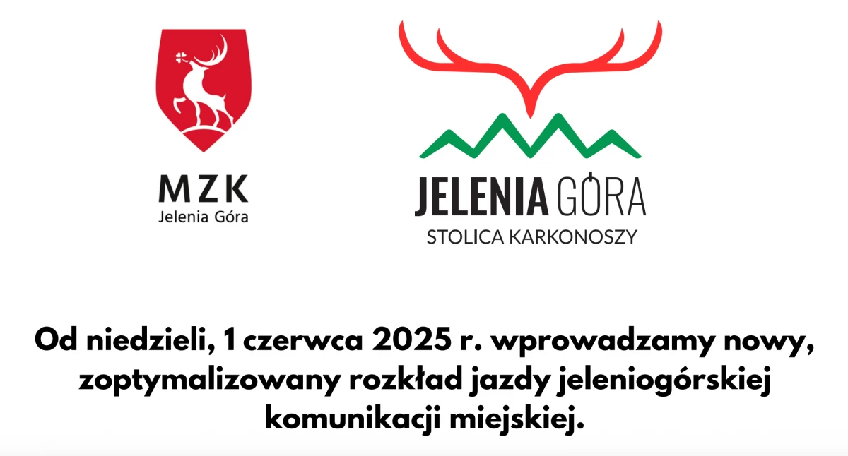 Zmiany w MZK Jelenia Góra, o których muszą wiedzieć pasażerowie