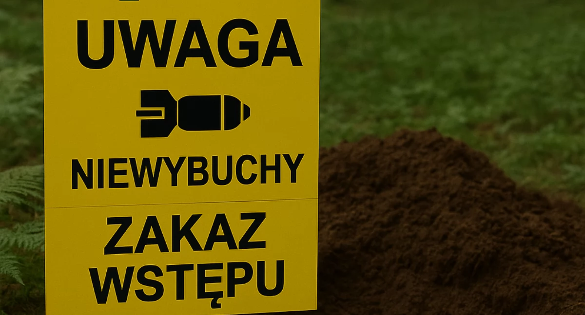 Zakaz wstępu do lasu w rejonie Sowieckich Dołów. Pod ziemią wciąż czai się śmierć.