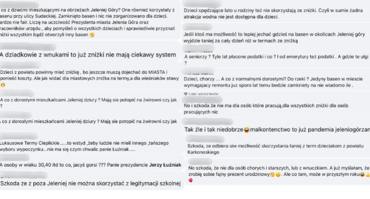 Tak źle i tak niedobrze. Odpowiadamy na komentarze dotyczące zniżki do Term Cieplickich