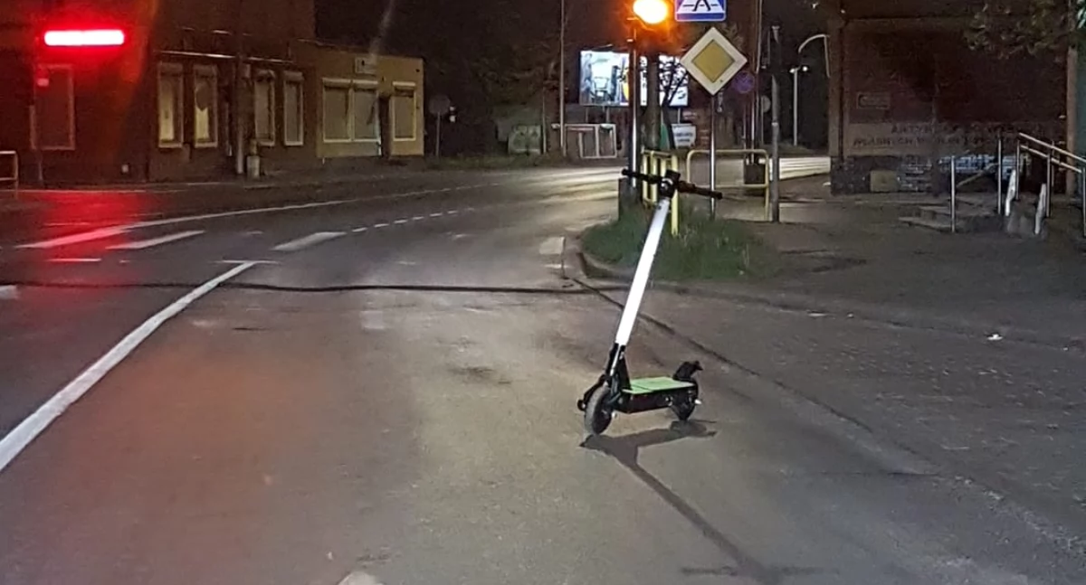 Popularność hulajnóg wzrasta, a z nią liczba wypadków z ich udziałem