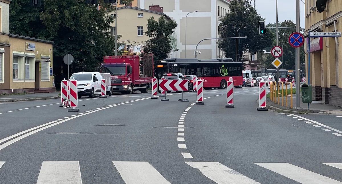 Zmiana organizacji ruchu z powodu remontu. Zobacz jak teraz jeździć po ulicy Wolności