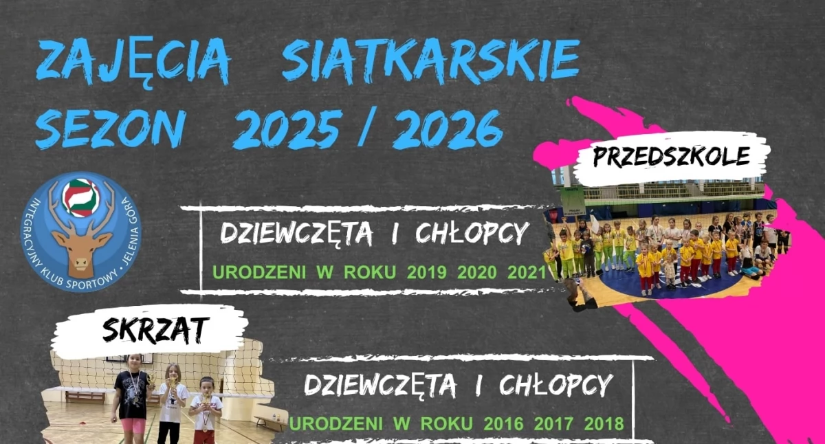 IKS Jelenia Góra organizuje zajęcia siatkarskie dla dzieci i młodzieży