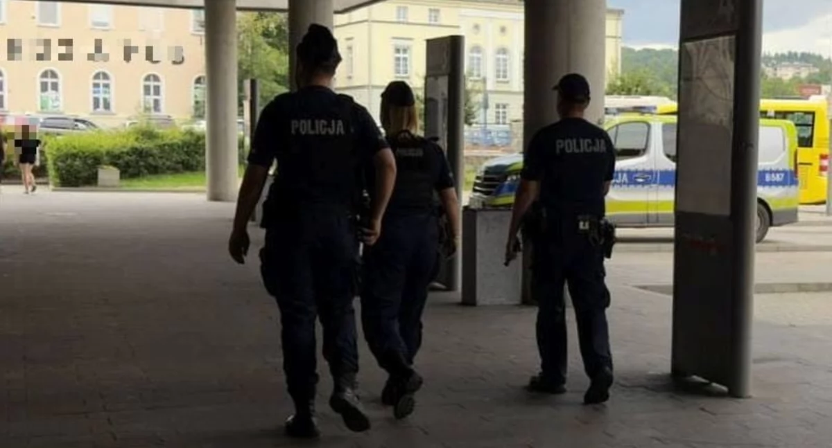 Policja przeprowadza działania prewencyjne na terenie galerii handlowej w Jeleniej Górze