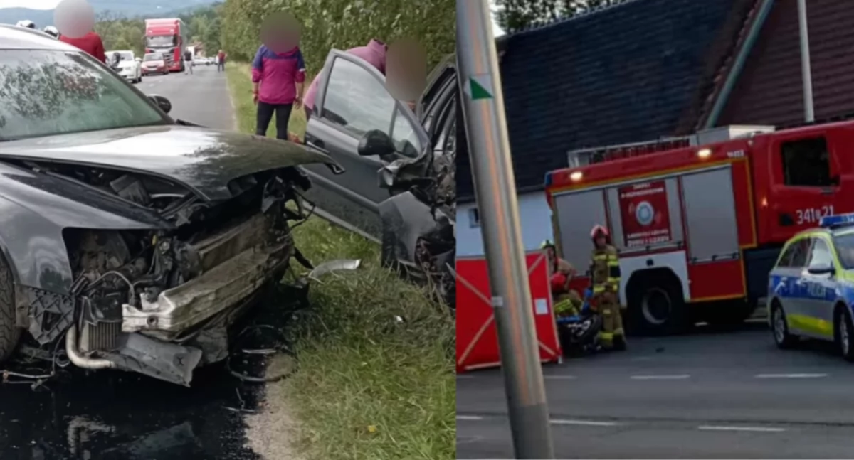 Dwa poważne wypadki jednego dnia
