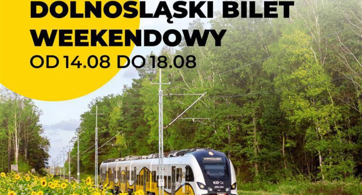 Dolnośląski Bilet Weekendowy ważny już od czwartku – podróżuj bez limitu za 59 zł