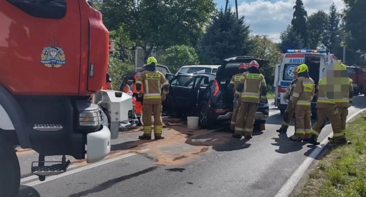 Poważny wypadek w Pławnej. Cztery osoby ranne