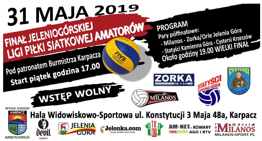 Finał Jeleniogórskiej Ligi Siatkówki Amatorów 2019