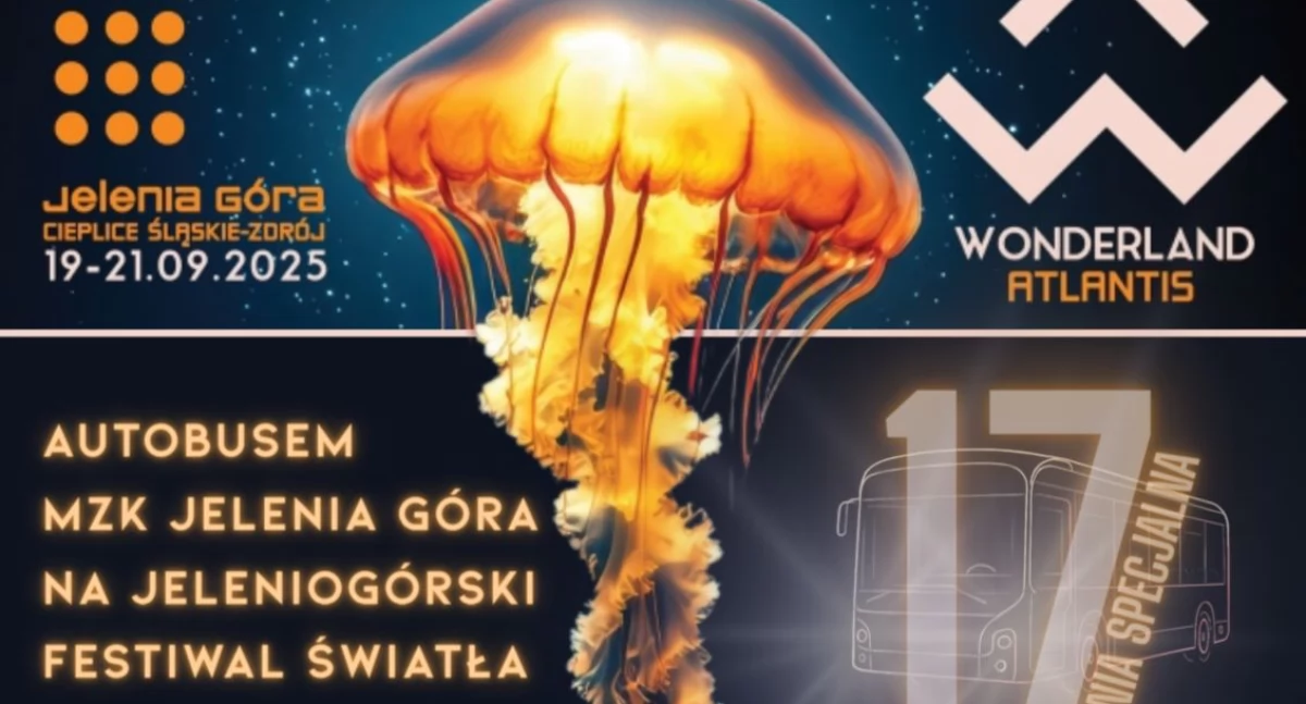 Specjalna linia autobusowa na Jeleniogórski Festiwal Światła