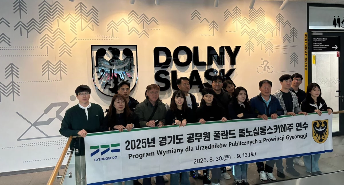 Delegacja z Korei Południowej w Dolnośląskim Centrum Sportu. 