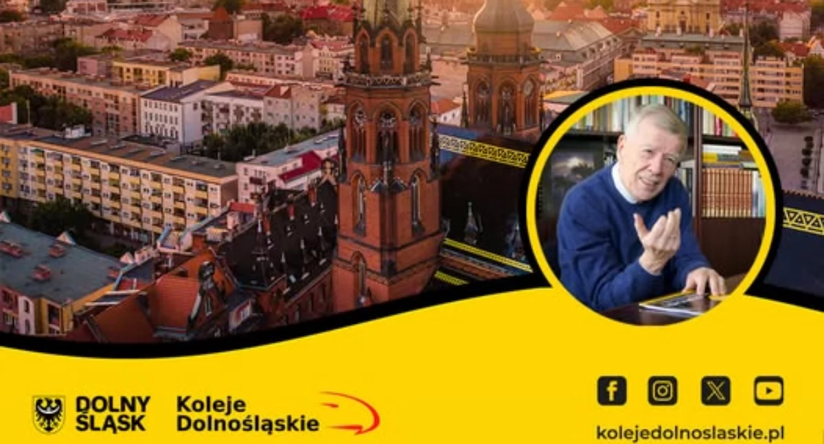 Profesor Jan Miodek na pokładzie pociągu! Wykład językoznawcy podczas przejazdu Kolei Dolnośląskich
