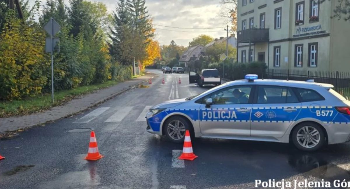 Jelenia Góra : 33-latka potrąciła na pasach kobietę z dziećmi