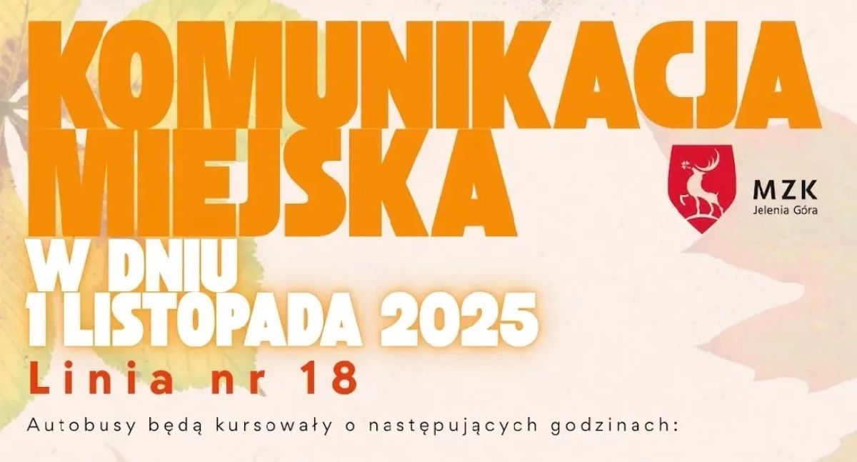 Komunikacja miejska 1. listopada