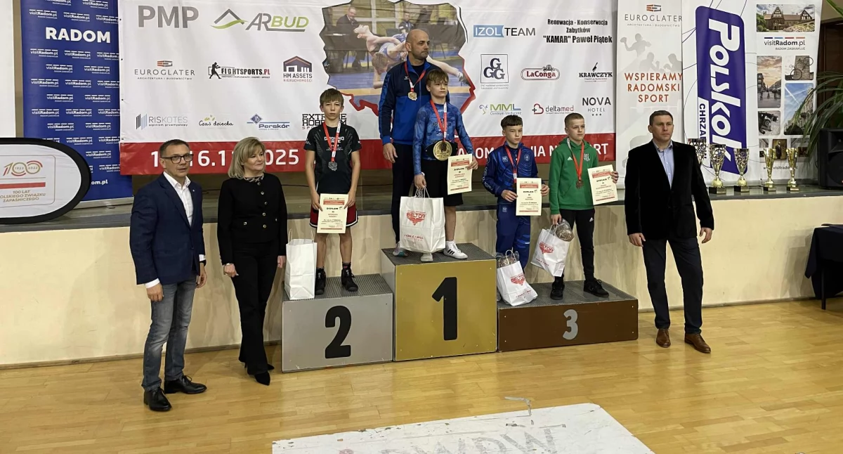 Szymon Obajda wicemistrzem Polski w zapasach U14