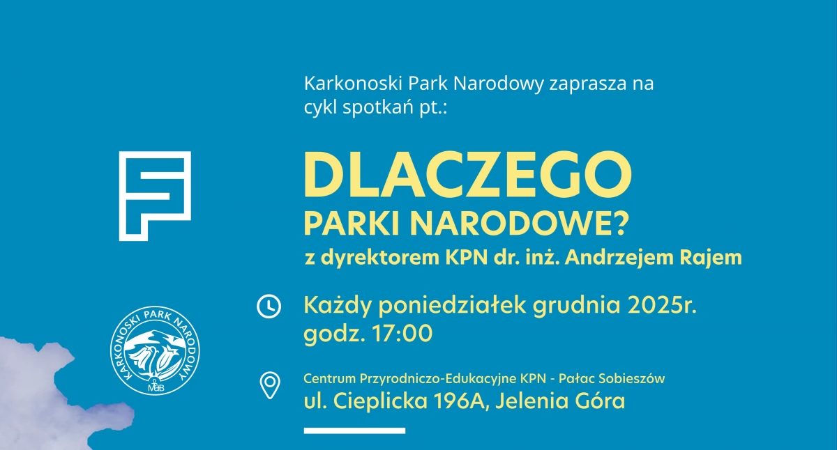 Grudniowy cykl spotkań o parkach narodowych w Pałacu Sobieszów