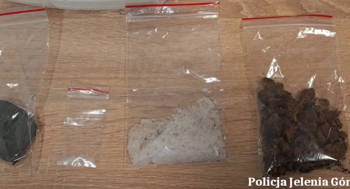 Kolejne narkotyki wyeliminowane z obiegu. 46-latek wpadł z dużą ilością środków odurzających