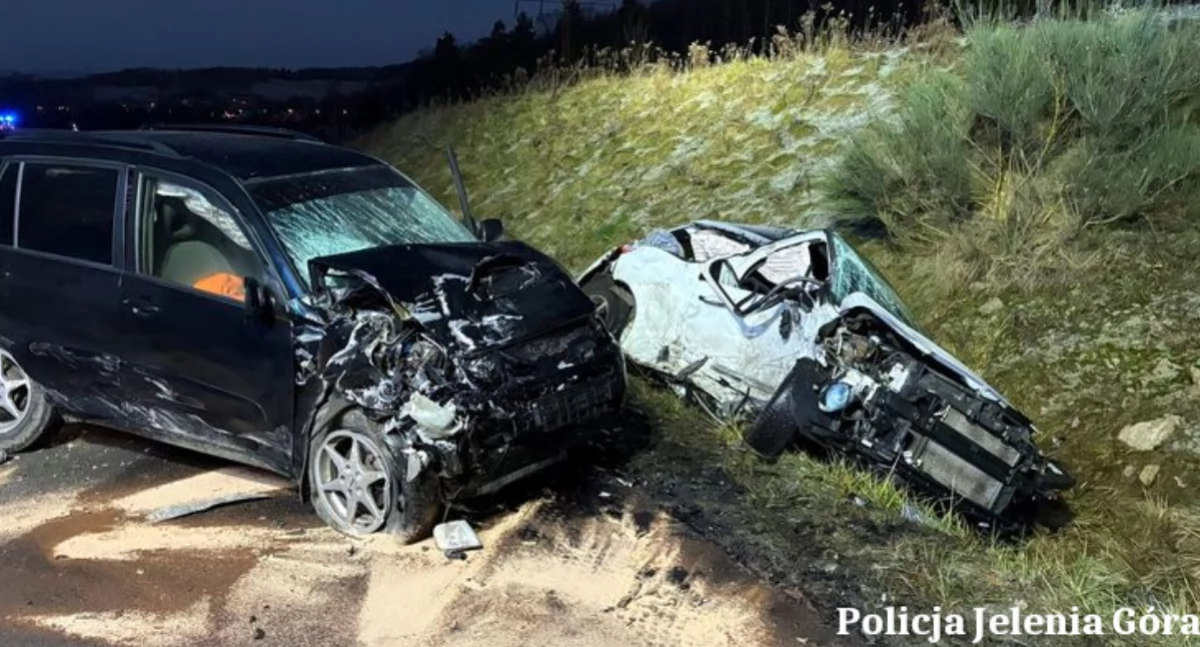 Obwodnica Maciejowej całkowicie zablokowana po wypadku